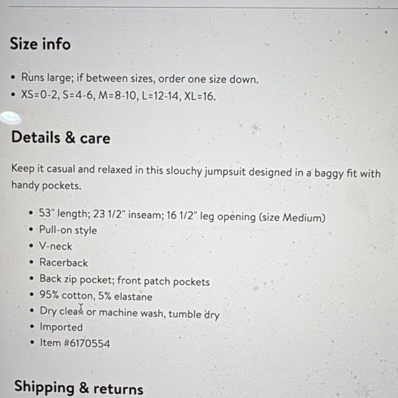 Free People FP Movement Hot Shot Jumpsuit Black Sleeveless Jumpsuit with Pockets - Picture 5 of 5